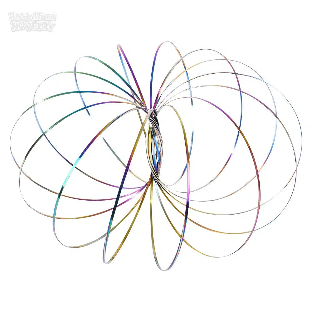 The Toy Network-6" Rainbow Spiral Ring--Legacy Toys